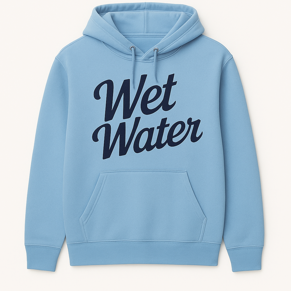 Wet Water Hoodie Blue