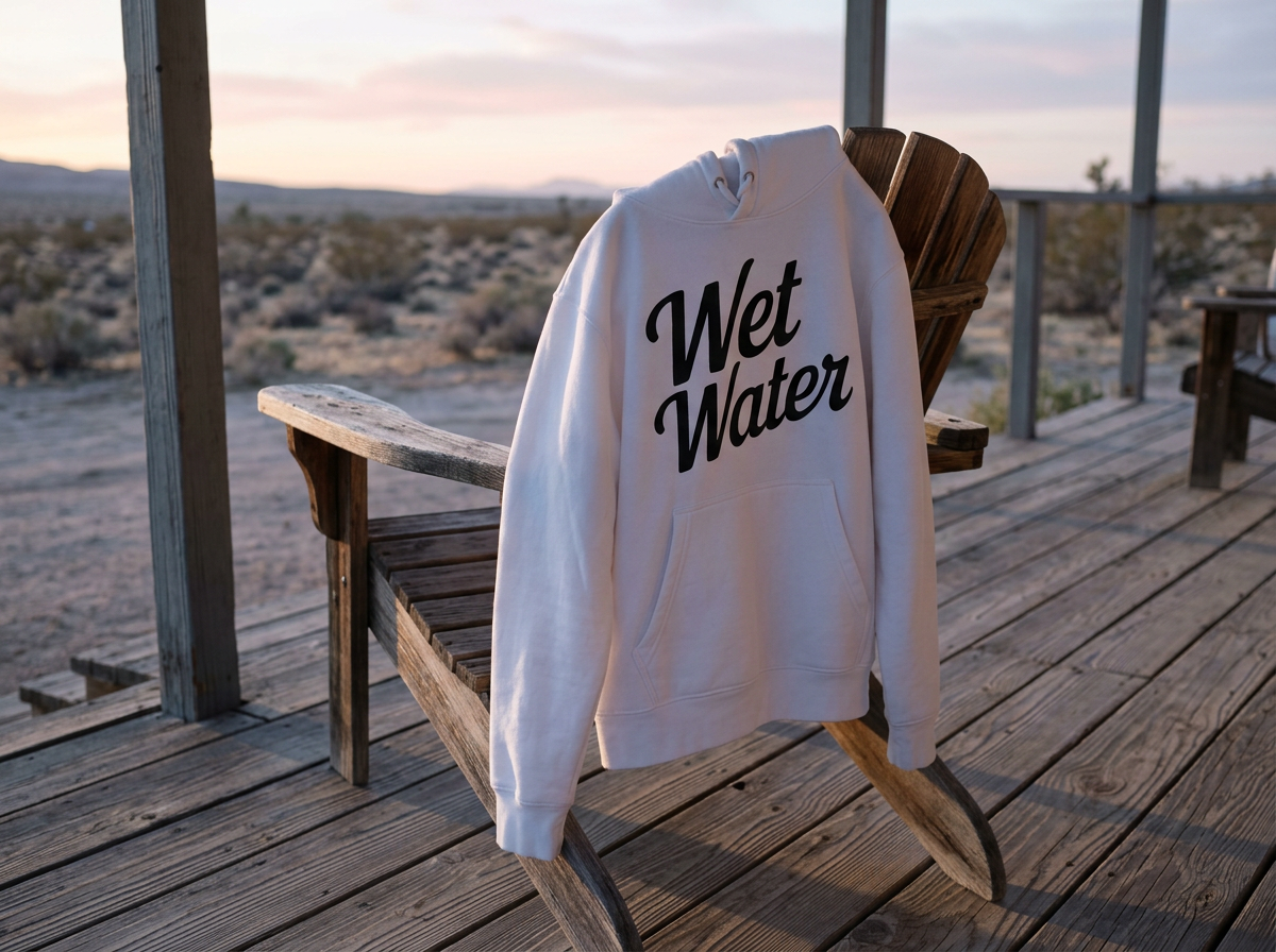 Wet Water Hoodie White